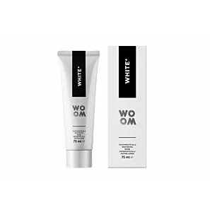 WOOM White+ 75 ml – wybielająca pasta do zębów o działaniu odświeżającym i wzmacniającym szkliwo