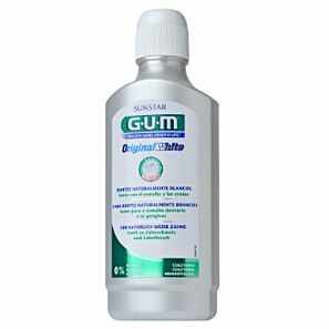 Wybielający płyn do płukania jamy ustnej z witaminą E, prowitaminą B5 oraz alantoiną GUM Butler OriginalWhite