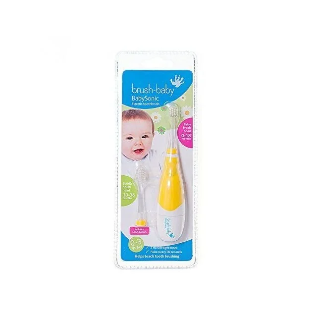 Brush-Baby BabySonic Pro — żółta — zdjęcie katalogowe