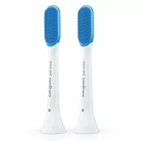 Philips Sonicare T1 TongueCare+ (białe) 2 szt. – końcówki do czyszczenia języka dla szczoteczek sonicznych Sonicare HX8072/01