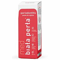 Enzymatyczno-ziołowa pasta do zębów Biała Perła Periodontitis Zdrowe Dziąsła
