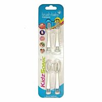 Końcówki BRUSH-BABY KidzSonic 3-6 lat do szczoteczki sonicznej dla dzieci BRUSH-BABY – 4 szt.