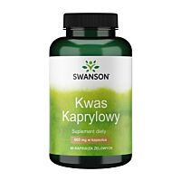 Swanson Kwas Kaprylowy 600 mg – kapsułki 60 szt.