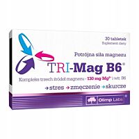 Olimp Tri-Mag B6 potrójna siła magnezu – tabletki 30 szt.