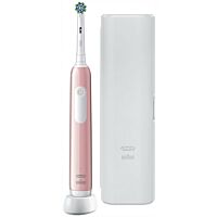 Szczoteczka elektryczna Oral-B PRO 1 Pink Cross Action z etui 