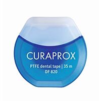 Taśma dentystyczna z chlorheksydyną Curaprox DF 820 PTFE Floss Tape 35m
