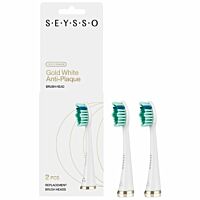 SEYSSO Gold White Anti-plaque SE0301W – końcówki do szczoteczki sonicznej 2 szt.