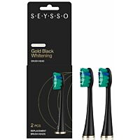 SEYSSO Gold Black Whitening SE0302B – wybielające końcówki do szczoteczki sonicznej 2 szt.