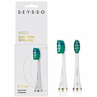 SEYSSO Gold White Whitening SE0302W – końcówki wybielające do szczoteczki sonicznej 2 szt.