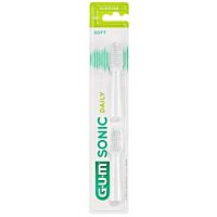 GUM Sonic Daily –  białe końcówki do szczoteczki sonicznej