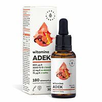 Aura Herbals Witamina A + D3 2000 IU + E + K2  – krople 30 ml