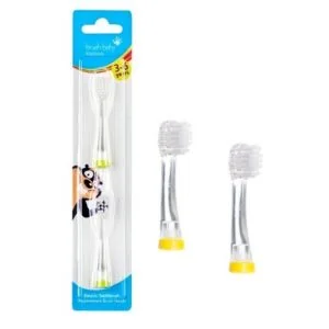 BRUSH-BABY KIDZsonic 3-6 lat (2 szt.) – małe końcówki wymienne dla szczoteczki sonicznej