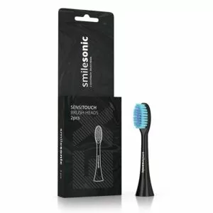 Końcówki do zębów wrażliwych Smilesonic UP/EX/GO SensiTouch 2 szt. – czarne