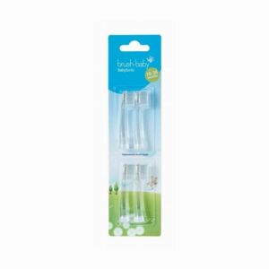 Końcówki BRUSH-BABY 18-36 miesięcy do szczoteczki sonicznej dla dzieci BabySonic – 4 szt.