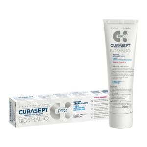 Curasept Biosmalto Protection Mousse – truskawkowy mus wzmacniający szkliwo 50 ml