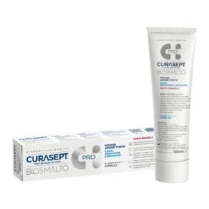 Curasept Biosmalto Protection Mousse – truskawkowy mus wzmacniający szkliwo 50 ml