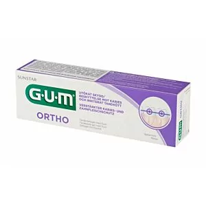 GUM Butler Ortho (3080) 75ml - pasta do zębów przeciwdziałająca próchnicy oraz kojąca podrażnioną jamę ustną