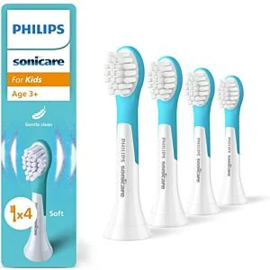 Philips Sonicare For Kids HX6034/90 – końcówki do szczoteczki sonicznej  dla dzieci 4 szt.
