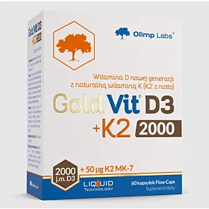 Olimp Gold-Vit® D3+K2 2000 – kapsułki 60 szt.