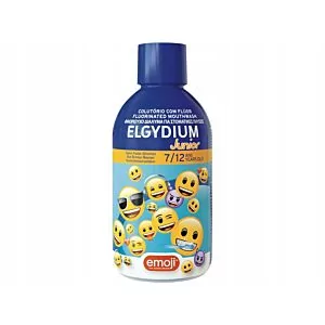 Płyn do płukania jamy ustnej dla dzieci (7-12 lat)  Elgydium EMOJI Junior 500 ml