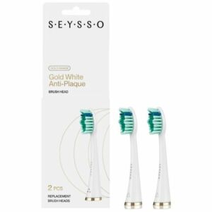 SEYSSO Gold White Anti-plaque SE0301W – końcówki do szczoteczki sonicznej 2 szt.