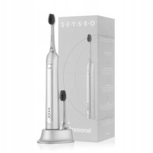 SEYSSO Silver Professional – szczoteczka soniczna z etui  i funkcją dezynfekcji końcówek