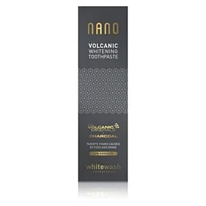Whitewash Nano Volcanic Whitening – wybielająca pasta do zębów z węglem aktywnym i wulkanicznymi minerałami – 75 ml