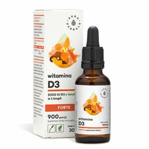 Aura Herbals Witamina D3 2000 IU FORTE – krople 30 ml