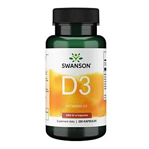 Swanson Witamina D3 2000 IU – kapsułki 250 szt.