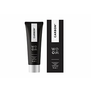 WOOM Carbon+ 75 ml – wybielająca pasta do zębów z węglem aktywnym
