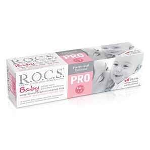 ROCS PRO Baby Mineral Protection Mild Care – bezpieczna, wzmacniająca zęby pasta dla dzieci do lat 3