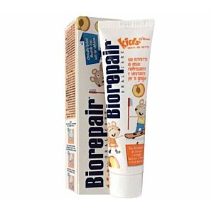 Biorepair Kids – wzmacniająca, brzoskwiniowa pasta dla dzieci (0-6 lat) bez fluoru 50 ml