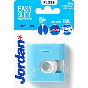 Płaska nic do zębów z fluorem Jordan Easy Slide Floss 25m 