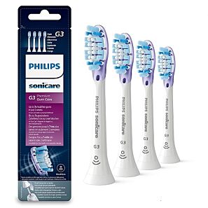 Philips Sonicare G3 Premium Gum Care (białe) 4 szt. – profesjonalne końcówki standardowe dla szczoteczki Philips Sonicare HX9054/17