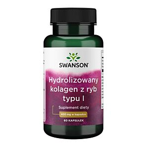 Swanson Kolagen hydrolizowany z ryb typu I 400 mg – kapsułki 60 szt.