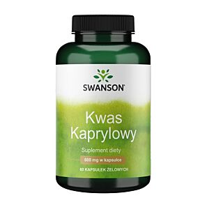 Swanson Kwas Kaprylowy 600 mg – kapsułki 60 szt.