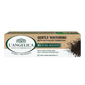 L’Angelica Delikatne Wybielanie – naturalna pasta wybielająca do zębów z węglem aktywnym 75 ml