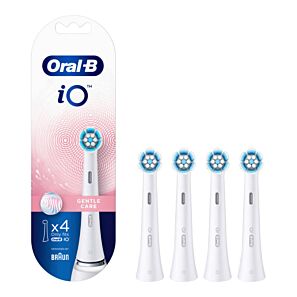 BRAUN Oral-B iO Gentle White – końcówki do szczoteczki magnetycznej 4 szt.