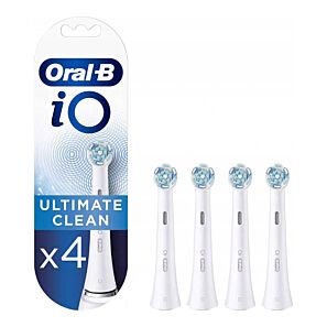 BRAUN Oral-B iO Ultimate Clean White –  końcówki do szczoteczki magnetycznej 4 szt.
