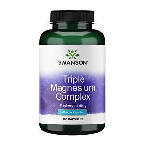 Swanson Triple Magnesium Complex 400 mg – kapsułki 100 szt.