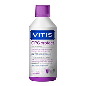 Vitis CPC Protect – płyn do płukania jamy ustnej o działaniu antybakteryjnym 500 ml