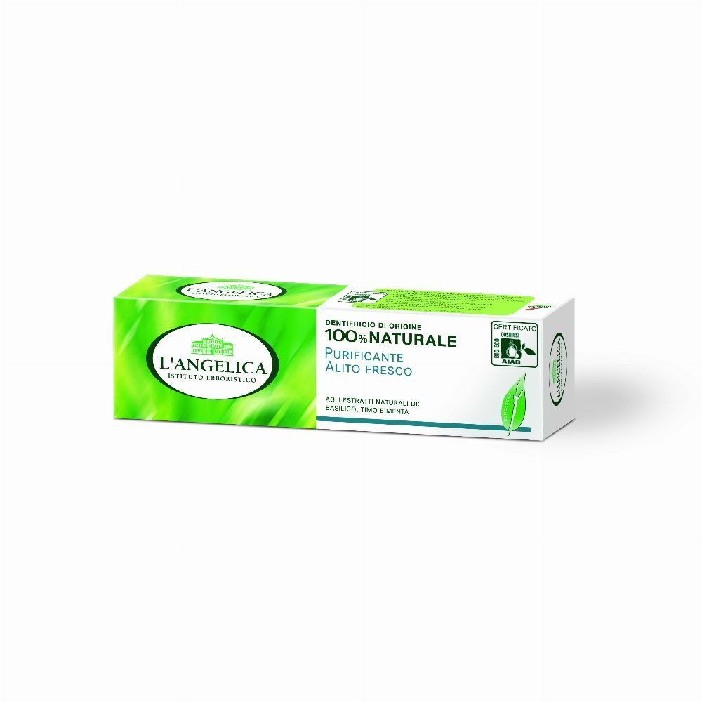 Nieznana Naturalna pasta do zębów L'angelica Pełna Ochrona 75ml