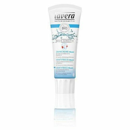 Nieznana Pasta bez fluoru Lavera Basis Sensitiv z bioechinaceą 75ml