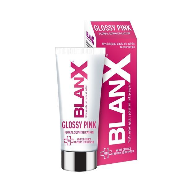 BLANX BLANX PRO Glossy Pink 75 ml pasta do zębów dogłębnie wybielająca — Składniki i ocena