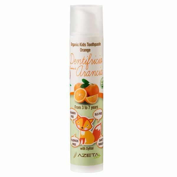 Azeta BIO 50 ml – organiczna pasta do zębów dla dzieci w wieku 3-7 lat o smaku pomarańczowym — Składniki i ocena