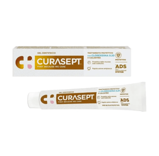 Curasept Curasept ADS 720 Colostrum - pasta regenerująca błony śluzowe 75 ml — Składniki i ocena