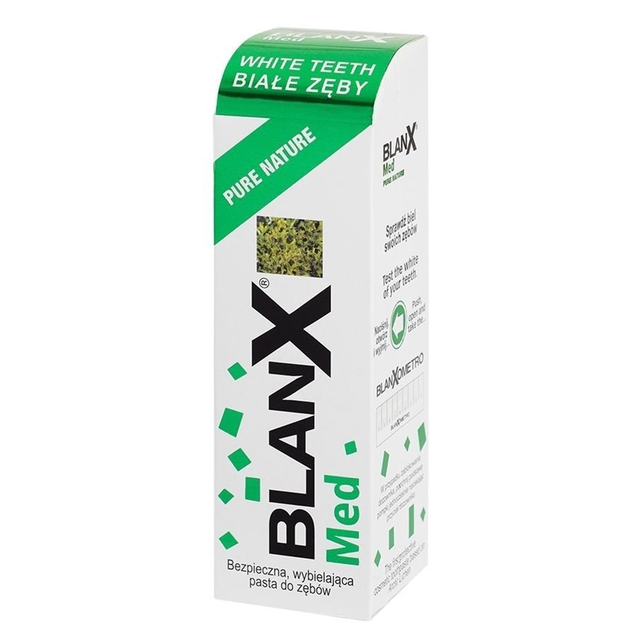 Blanx Med BlanX Med Czysta Natura – bezpieczna, naturalna pasta do codziennego mycia zębów — Inhaltsstoffe und Bewertung