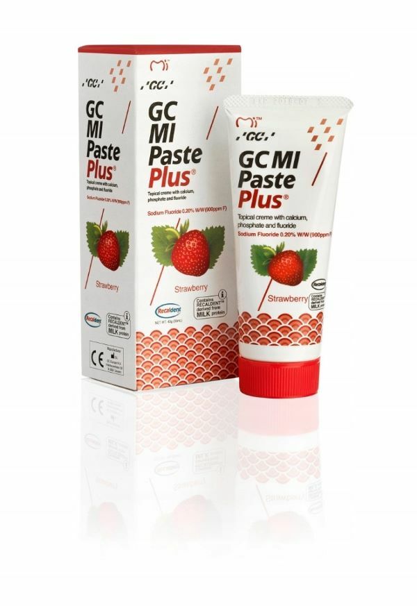 GC GC Mi Paste Plus 35ml – Rewitalizująca pasta z fluorem do miejscowego stosowania o smaku truskawki