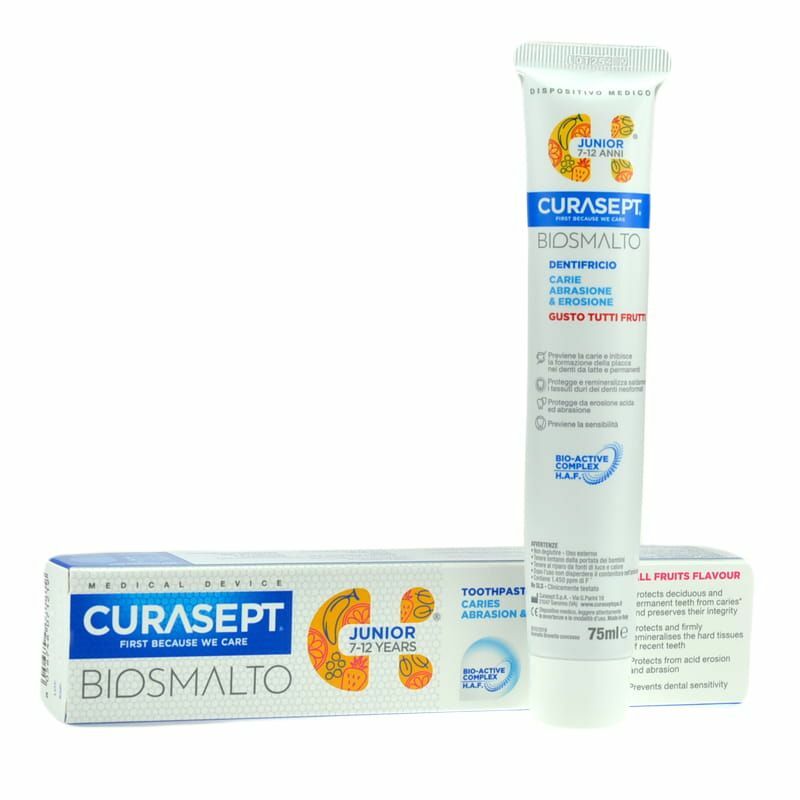 Curasept Curasept Biosmalto Junior – pasta do zębów dla dzieci o smaku tutti frutti 75 ml
