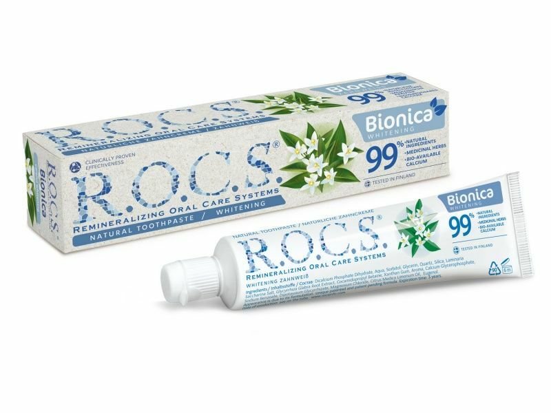 Nieznana Pasta wybielająca Rocs Bionica Whitening 60ml